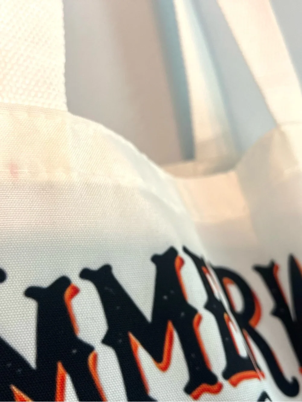 Pumpkin Head Floating Skeleton Tote Bag - Polyester - Picture 3 of 3